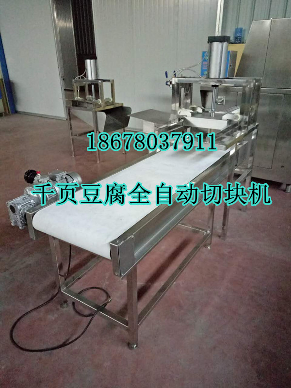 高彈脆千頁(yè)豆腐200克塊切塊機(jī)