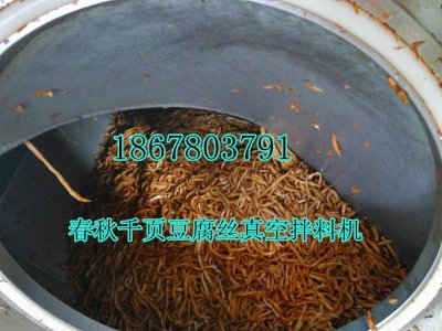 千頁豆腐黃金絲真空拌料機